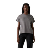 Levi's Womens Graphic Tee Rhinestone Serif | Smoked Pearl